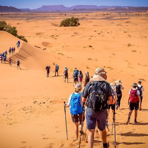 Desert trekking Morocco – a walk in the Moroccan desert